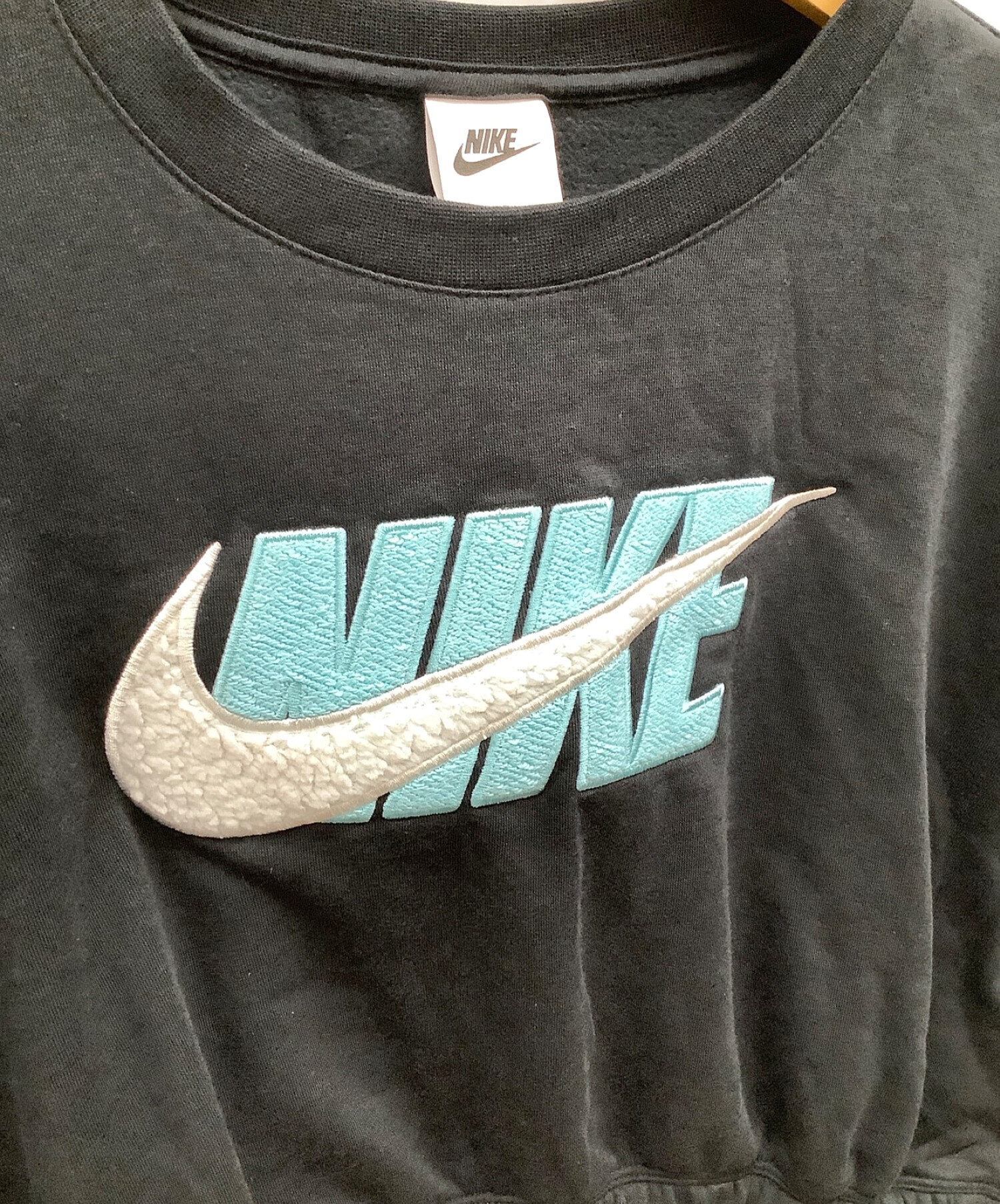 中古・古着通販】NIKE (ナイキ) スウェット ブラック サイズ:Ｌ