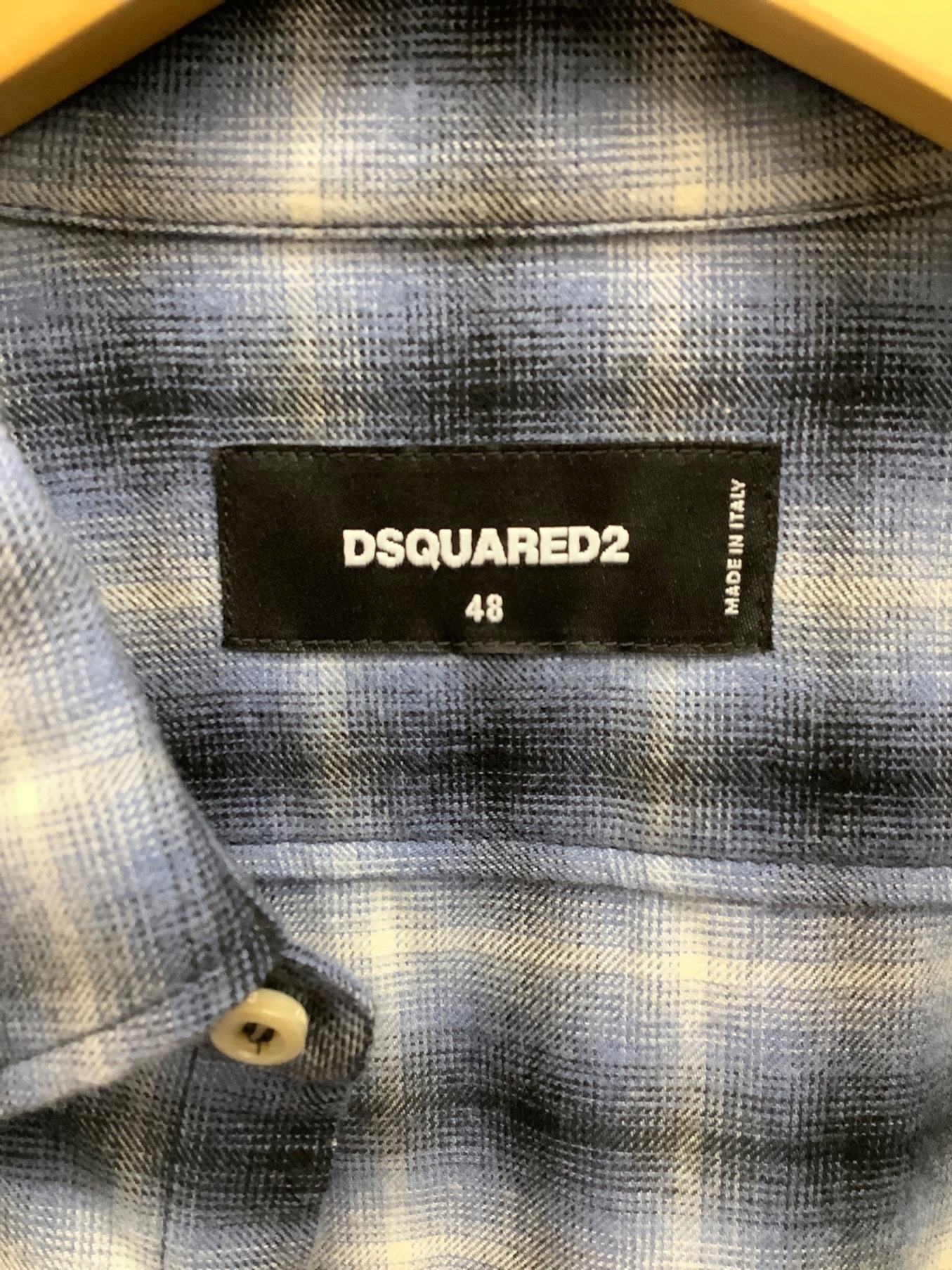 中古・古着通販】DSQUARED2 (ディースクエアード) 長袖シャツ ブルー