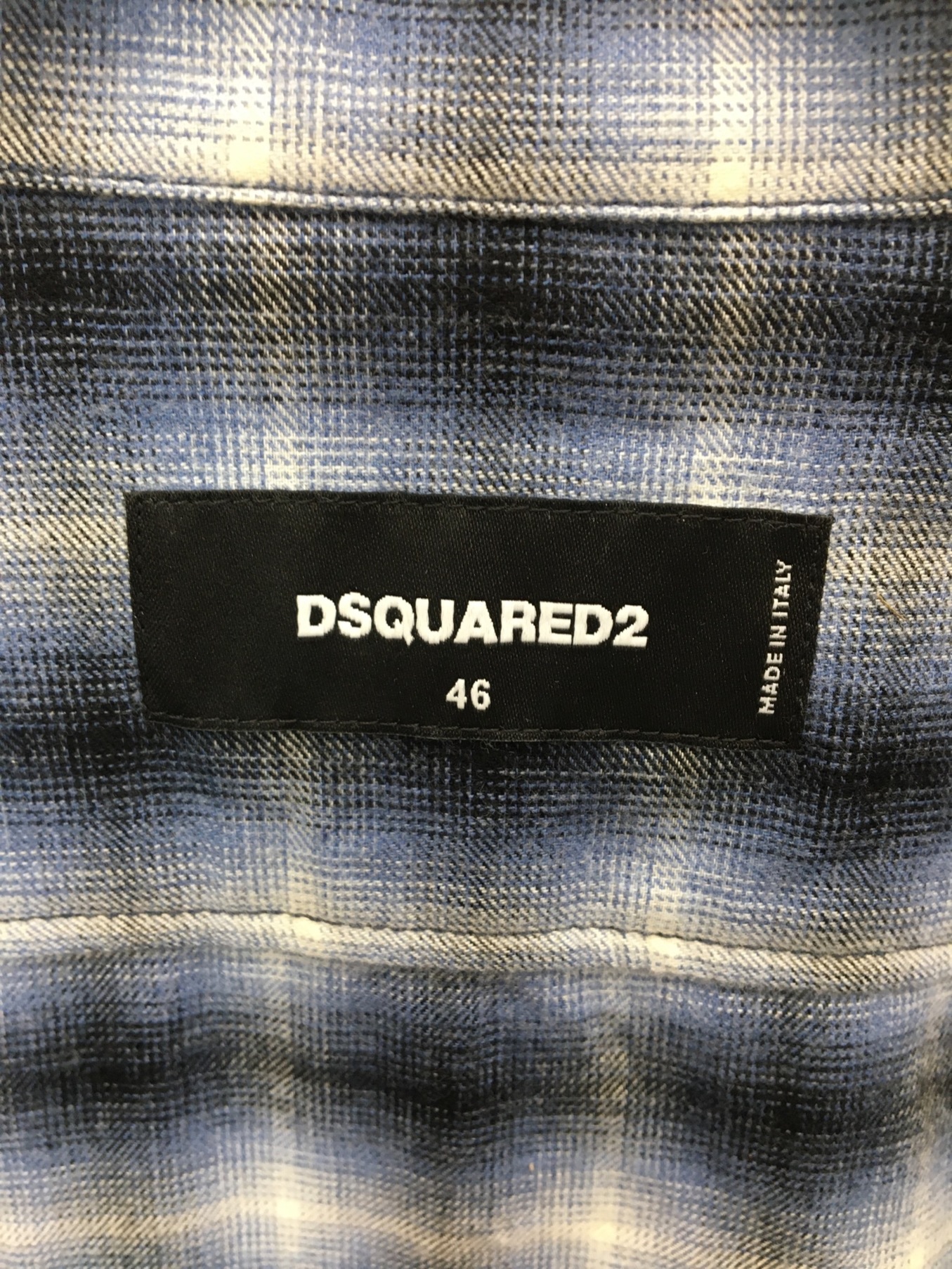 中古・古着通販】DSQUARED2 (ディースクエアード) 長袖シャツ ブルー