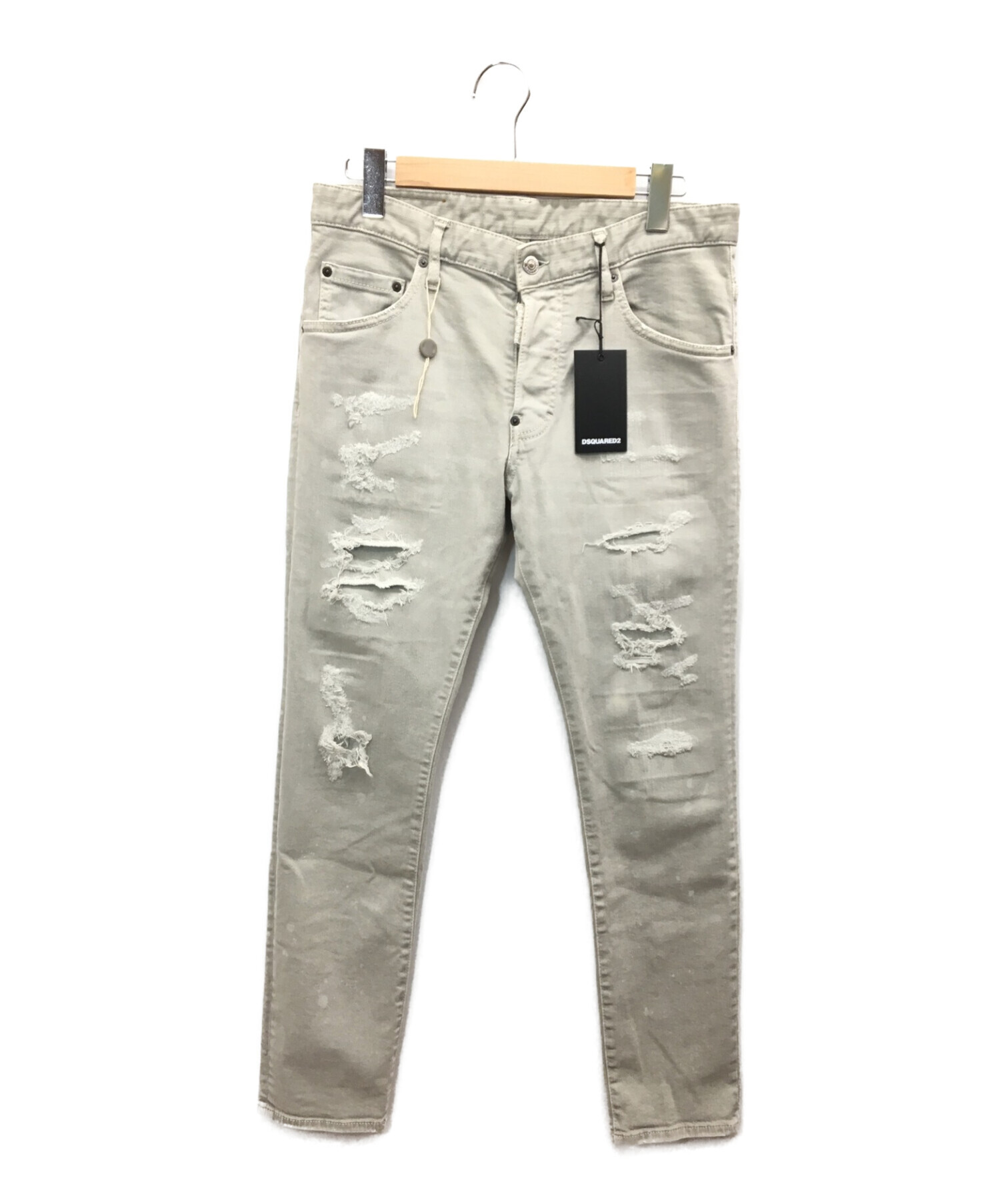 中古・古着通販】DSQUARED2 (ディースクエアード) デニムパンツ グレー