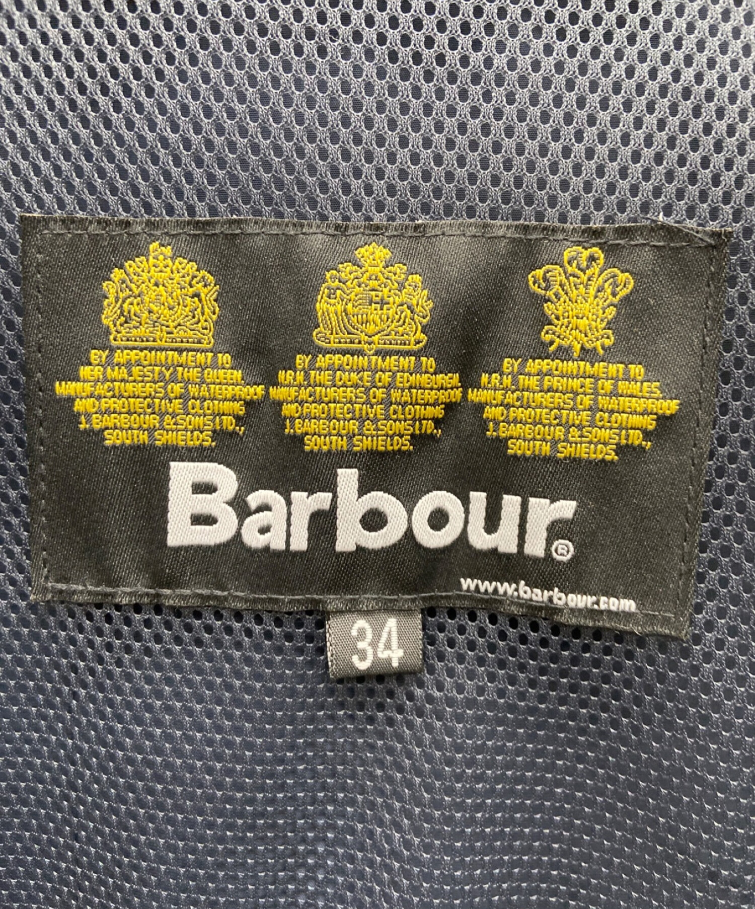 中古・古着通販】Barbour (バブアー) ナイロンコート ネイビー サイズ