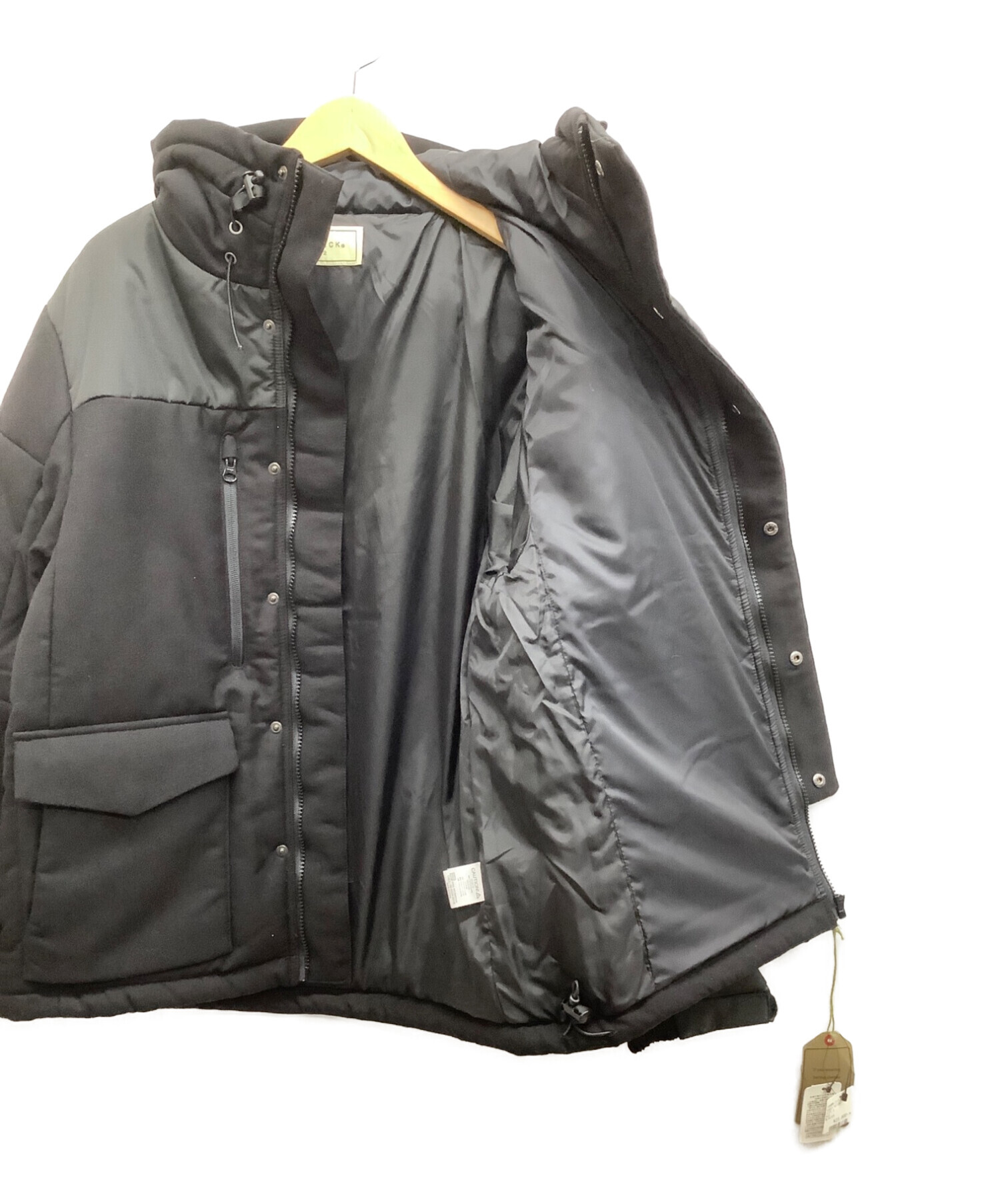 HIBECK (ハイベック) 中綿ジャケット ブラック サイズ:L