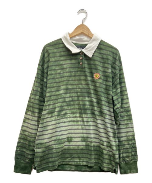 中古・古着通販】stussy (ステューシー) ポロシャツ グリーン サイズ