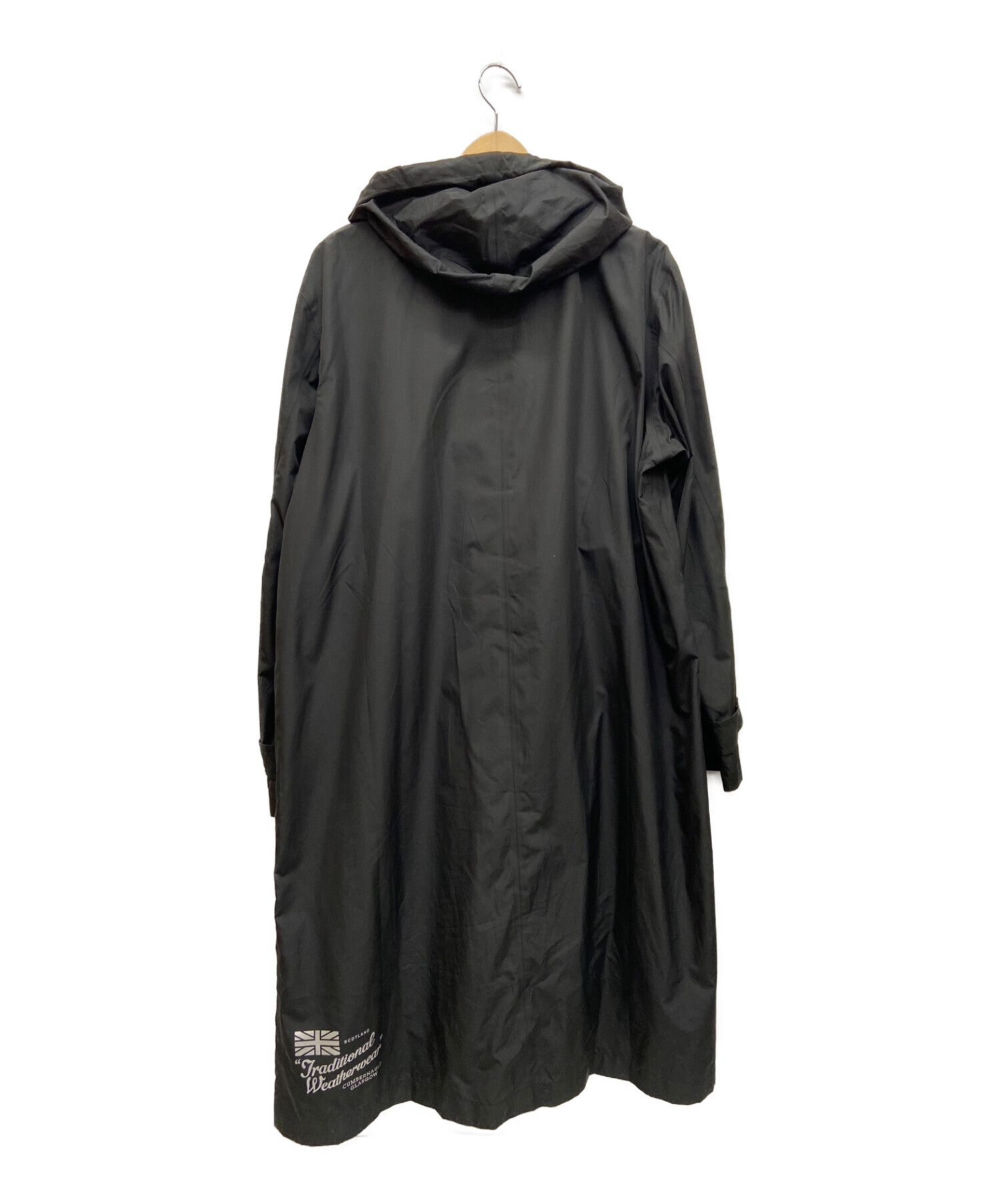 Traditional Weatherwear (トラディショナルウェザーウェア) パッカブルレインコート ブラック サイズ:L