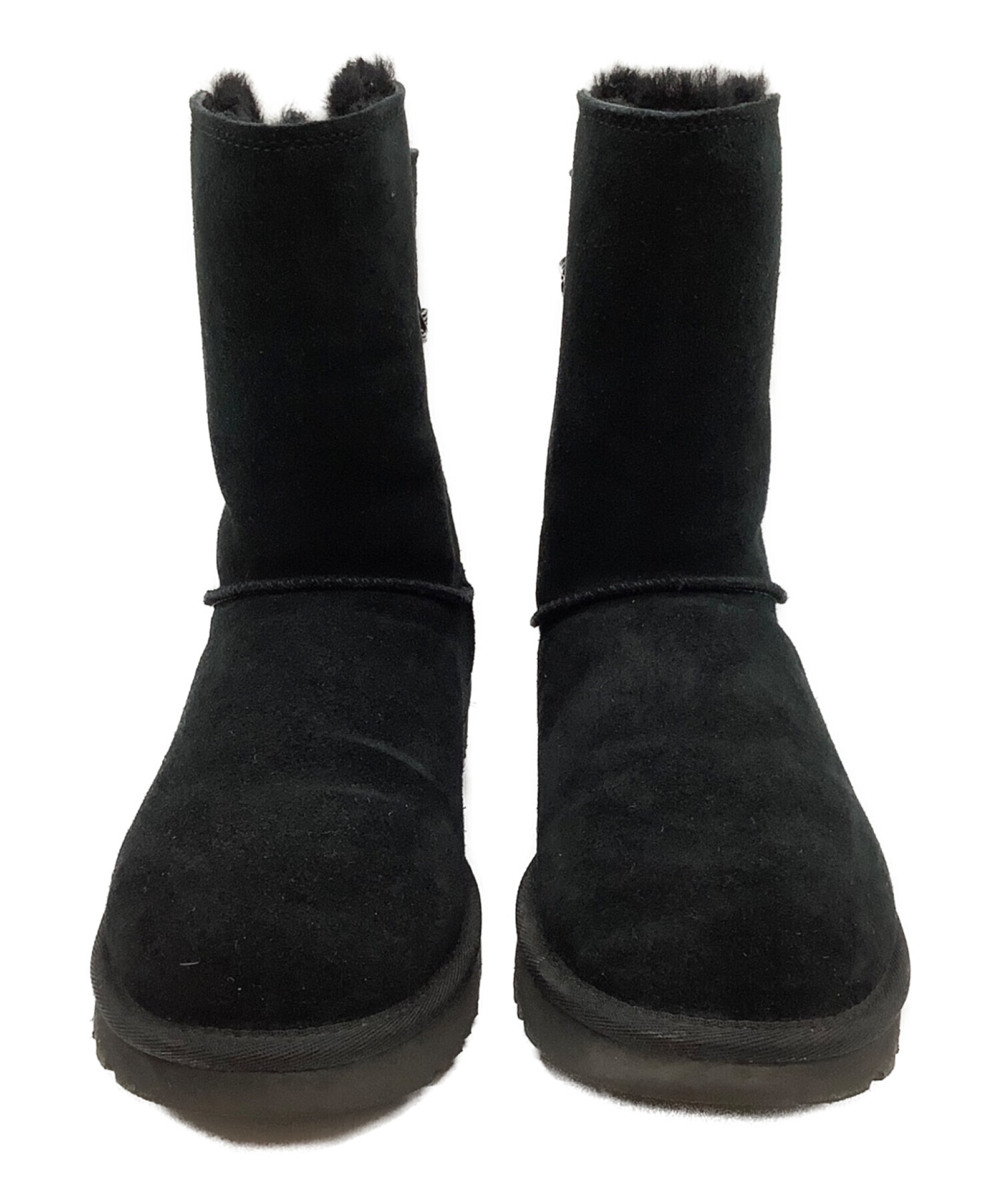 ☆新品☆UGG☆クラシックショートスパークルジップ(Black/W5/22cm