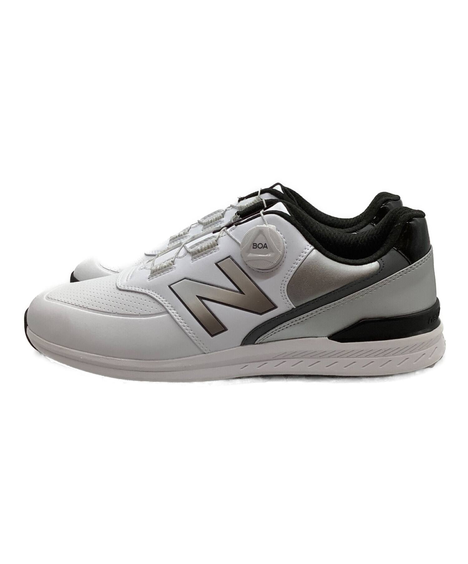 NEW BALANCE (ニューバランス) ゴルフシューズ ホワイト サイズ:28cm 未使用品