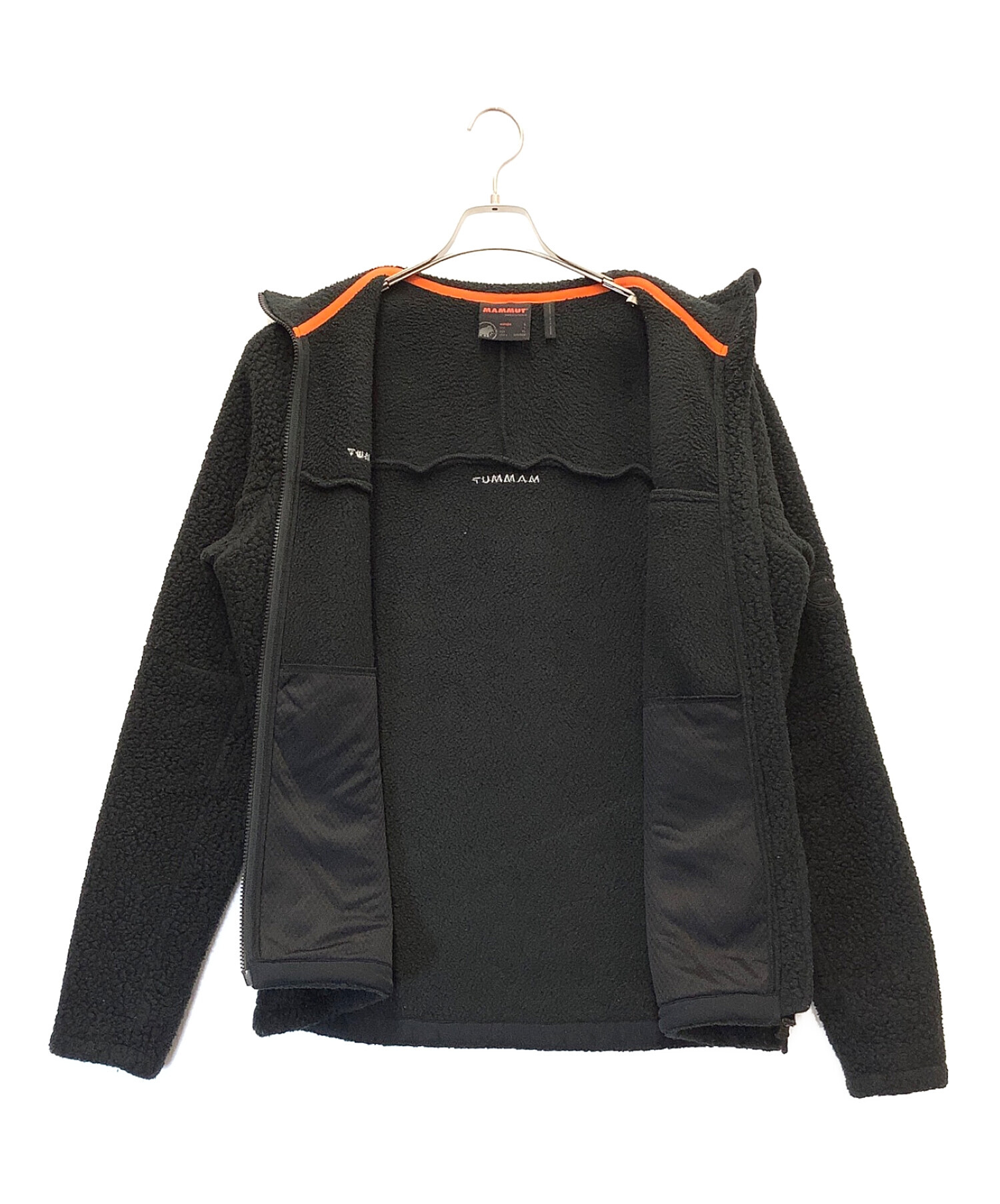 マムート　ボアフリースジャケット　ブラック　サイズユーロL定価27500円