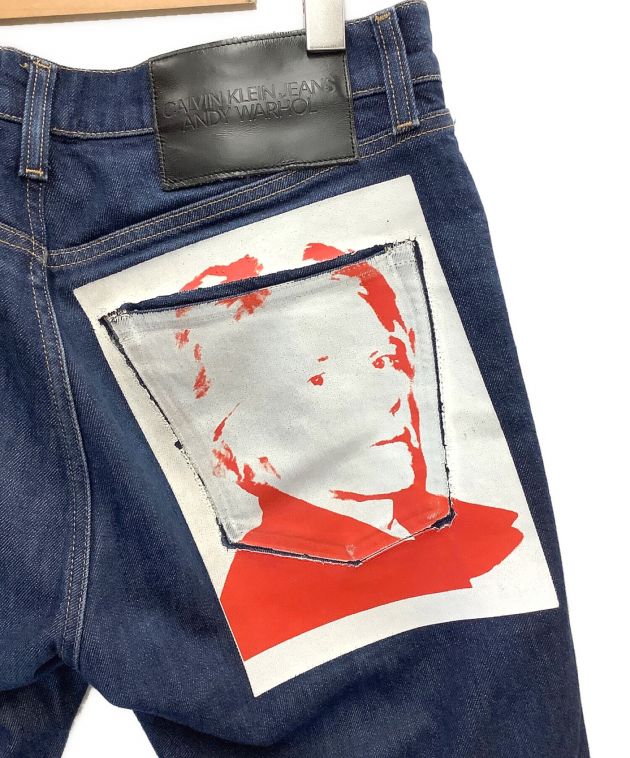 中古・古着通販】Calvin Klein Jeans (カルバンクラインジーンズ) ANDY WARHOL (アンディウォーホル)  プリントデニムパンツ インディゴ サイズ:W30×L30｜ブランド・古着通販 トレファク公式【TREFAC FASHION】スマホサイト