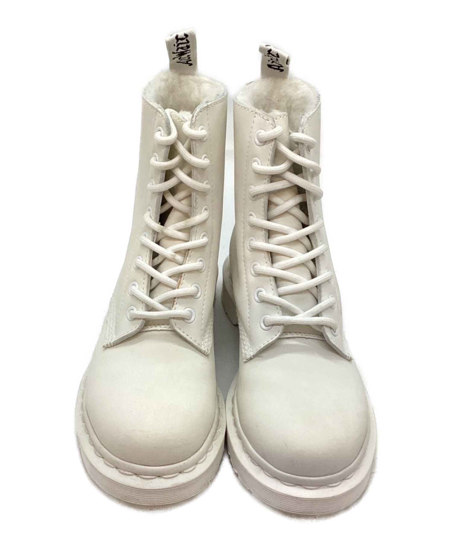 中古・古着通販】Dr.Martens (ドクターマーチン) 8ホールブーツ ホワイト サイズ:US5｜ブランド・古着通販 トレファク公式【TREFAC  FASHION】スマホサイト