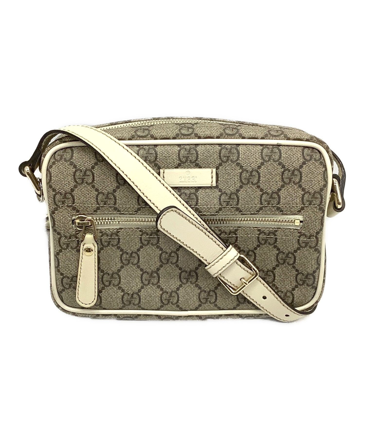 中古・古着通販】GUCCI (グッチ) ショルダーバッグ ベージュ｜ブランド