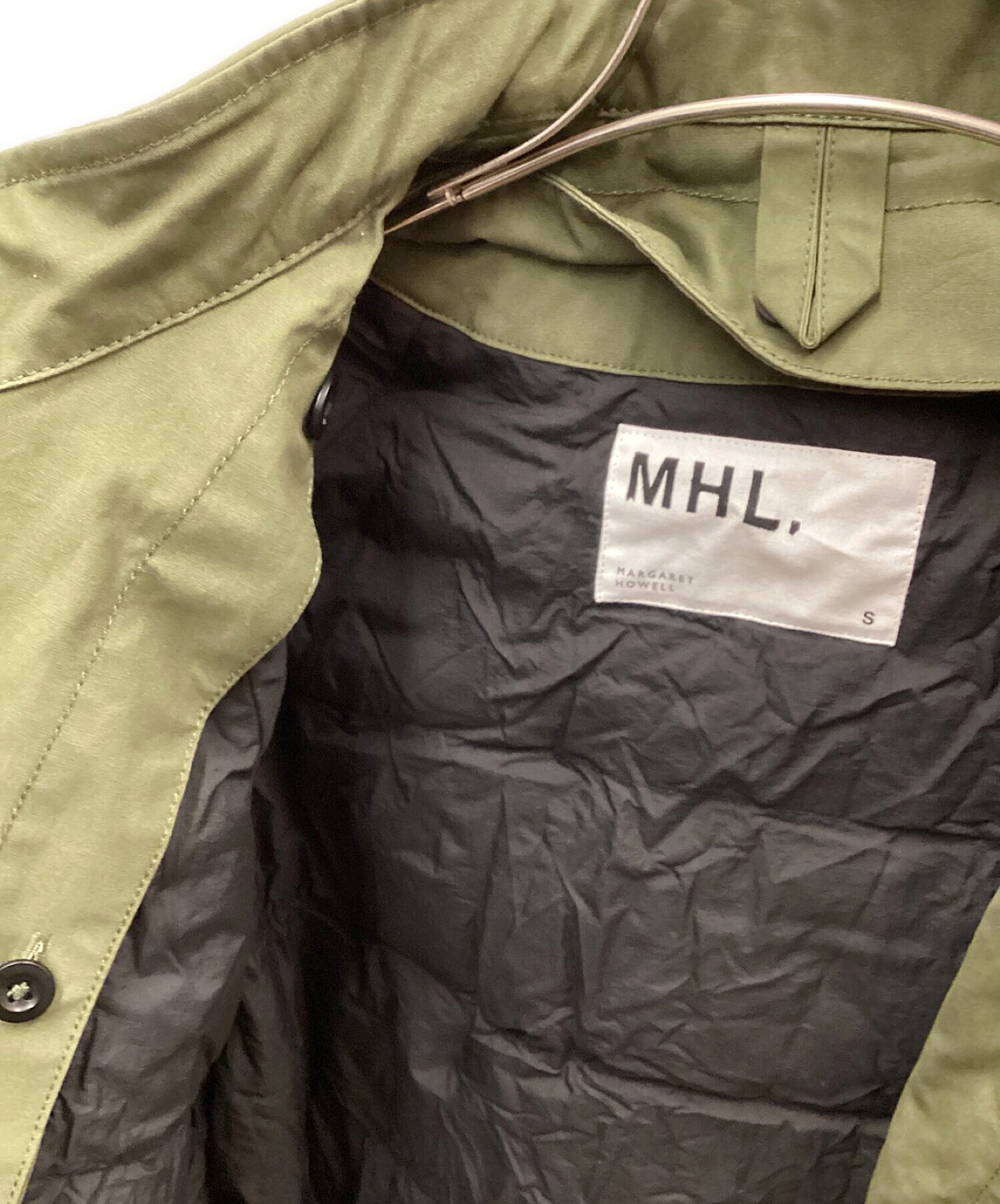 中古・古着通販】MHL (エムエイチエル) ライナー付コート グリーン