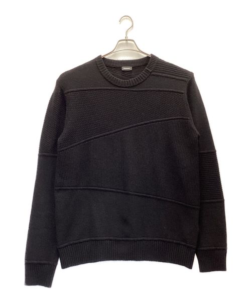 中古・古着通販】DIESEL (ディーゼル) クルーネックニット ブラック