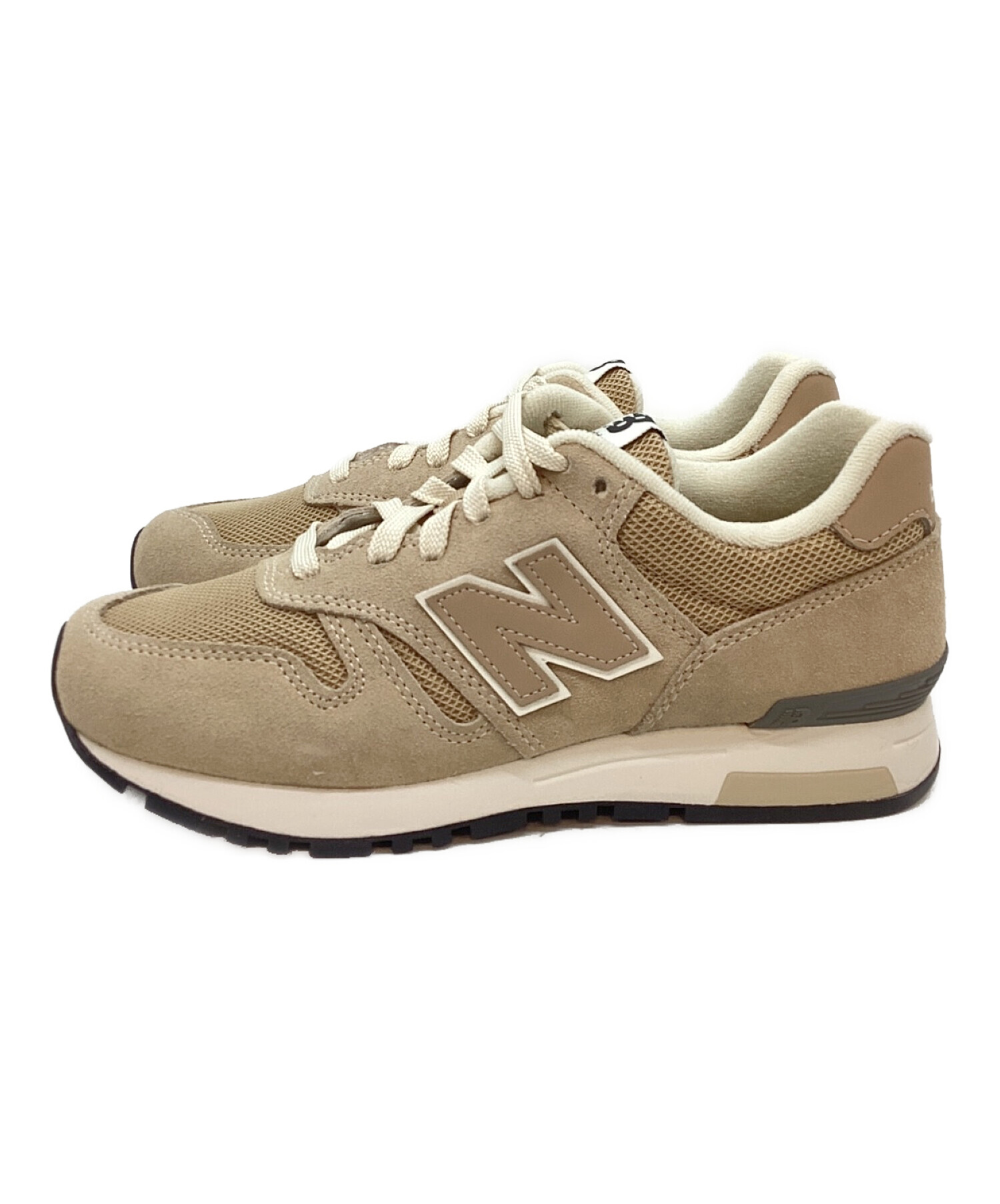 NEW BALANCE (ニューバランス) ローカットスニーカー ベージュ サイズ:US5