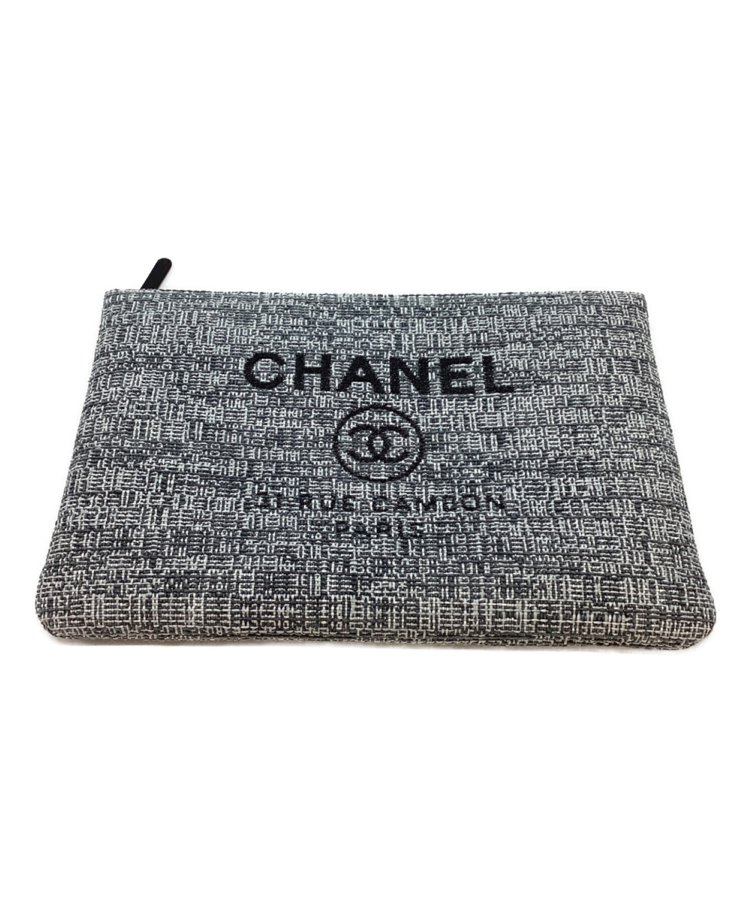 中古・古着通販】CHANEL (シャネル) クラッチバッグ グレー｜ブランド ...