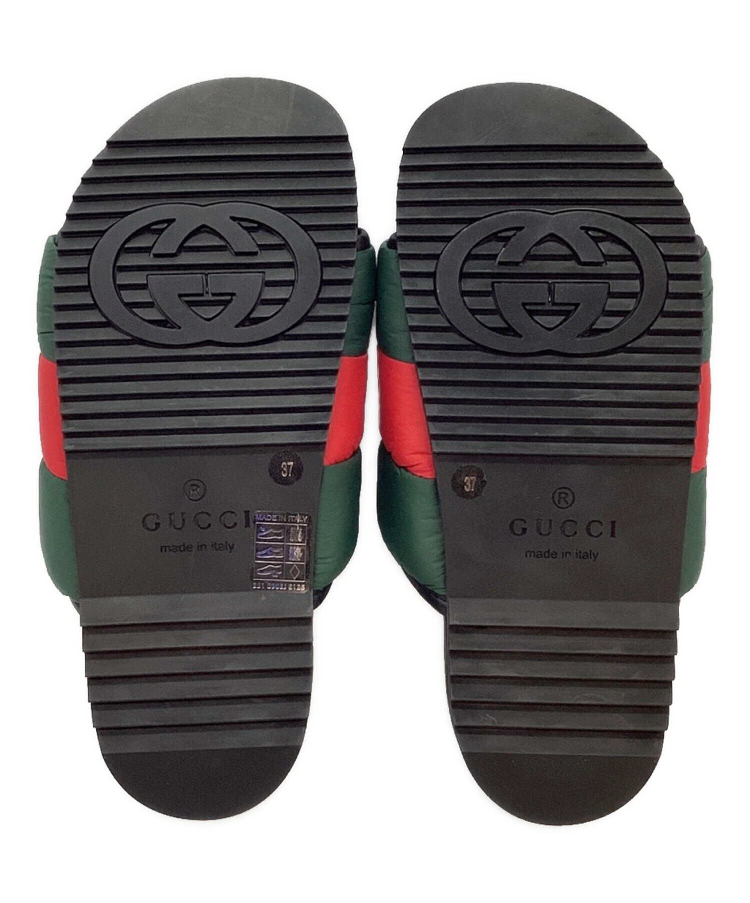 中古・古着通販】GUCCI (グッチ) ラバーサンダル ブラック サイズ:37 未使用品｜ブランド・古着通販 トレファク公式【TREFAC  FASHION】スマホサイト