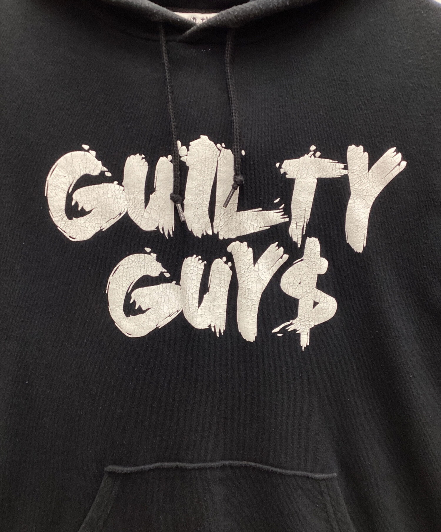 GUILTY GUYS (ギルティガイズ) プルオーバーパーカー ブラック サイズ:L