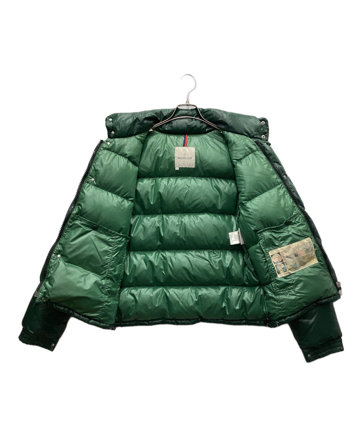 中古・古着通販】MONCLER (モンクレール) ダウンジャケット グリーン サイズ:2｜ブランド・古着通販 トレファク公式【TREFAC  FASHION】スマホサイト