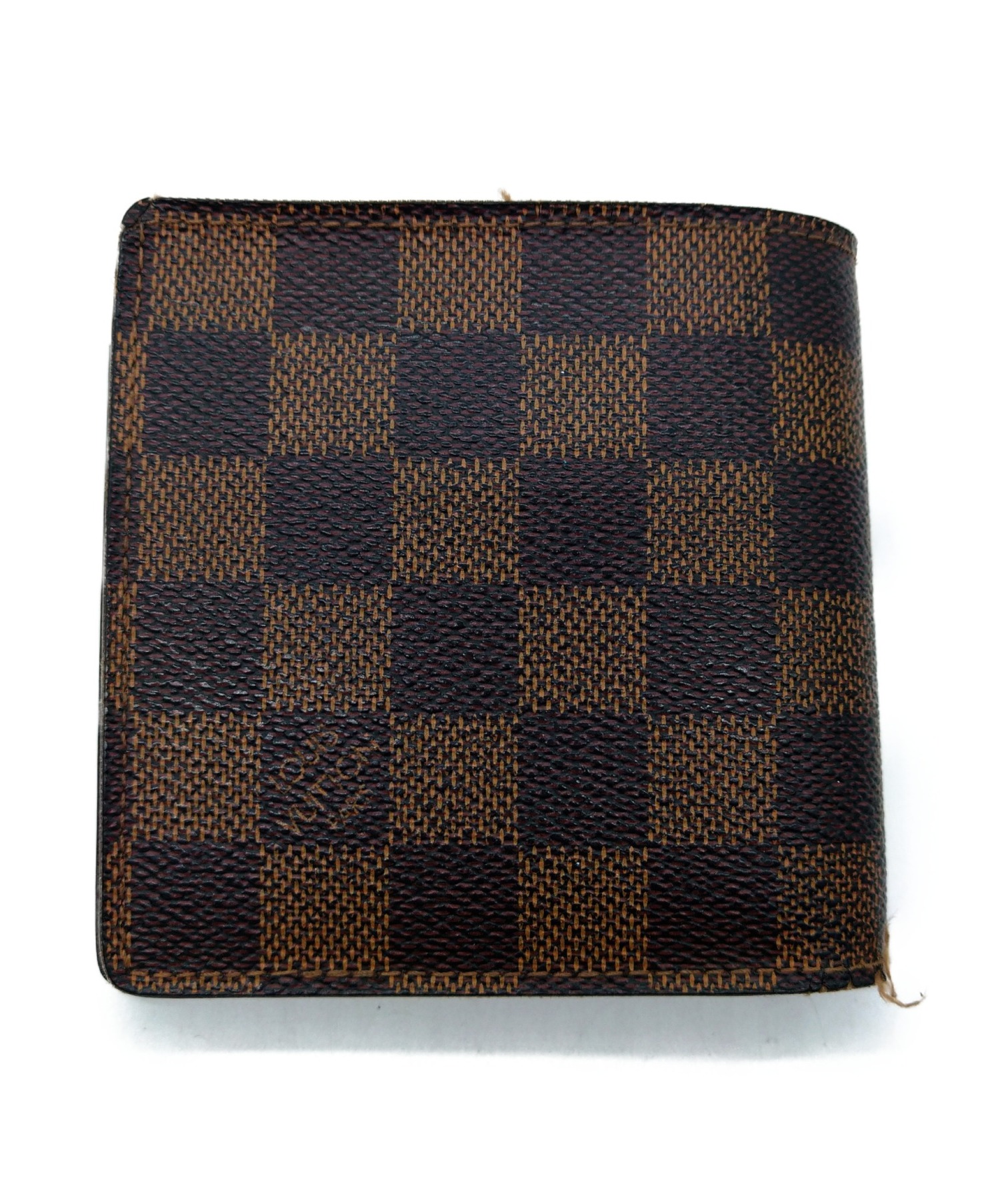 中古・古着通販】LOUIS VUITTON (ルイヴィトン) 2つ折り財布 ダミエ