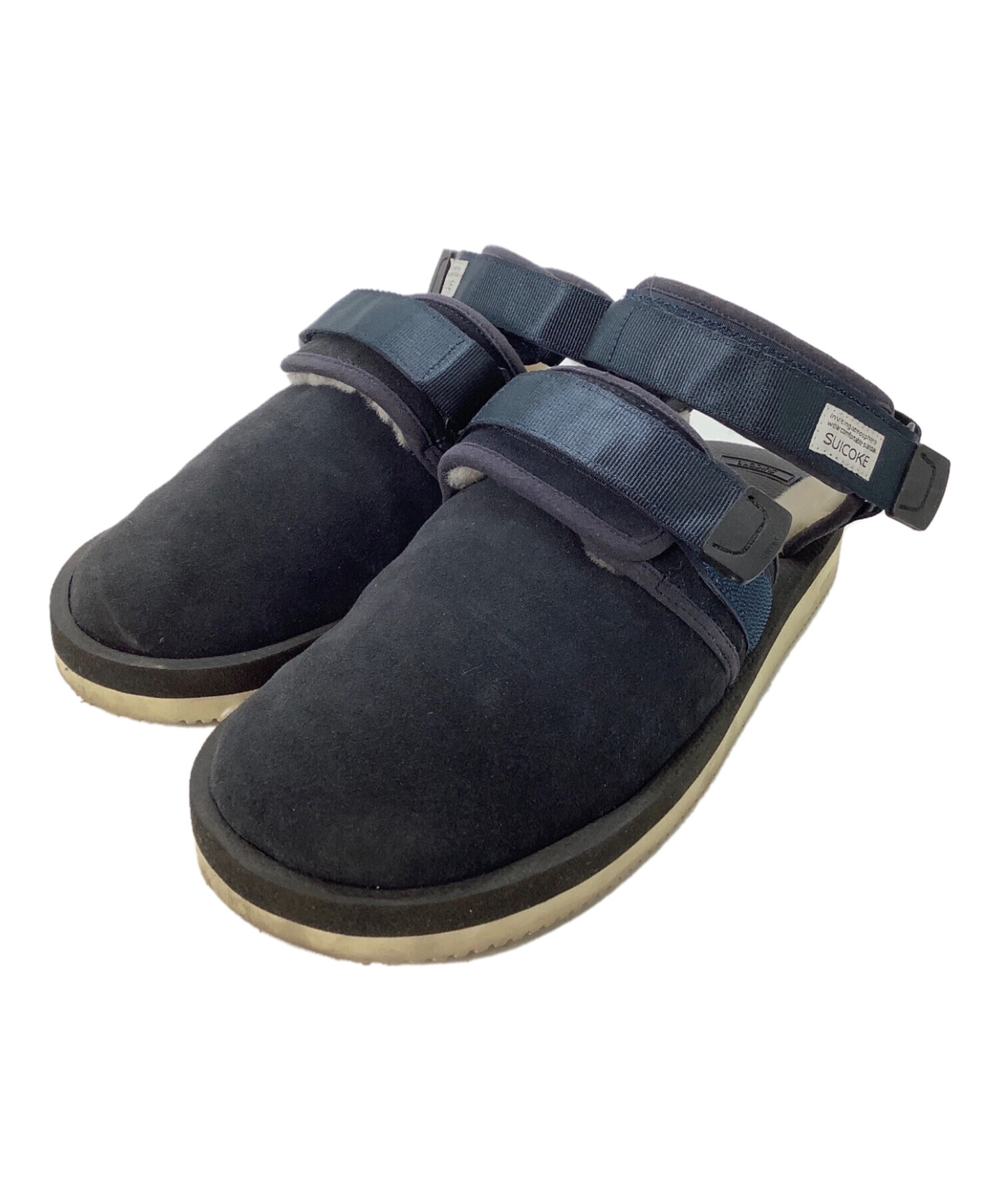 suicoke (スイコック) ムートンスポーツサンダル ネイビー サイズ:10