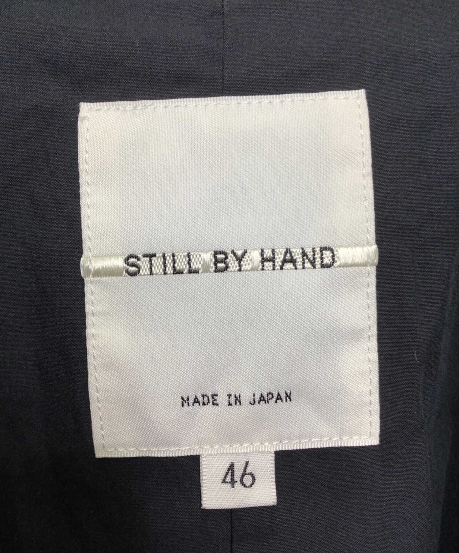 中古・古着通販】STILL BY HAND (スティルバイハンド) コート ネイビー