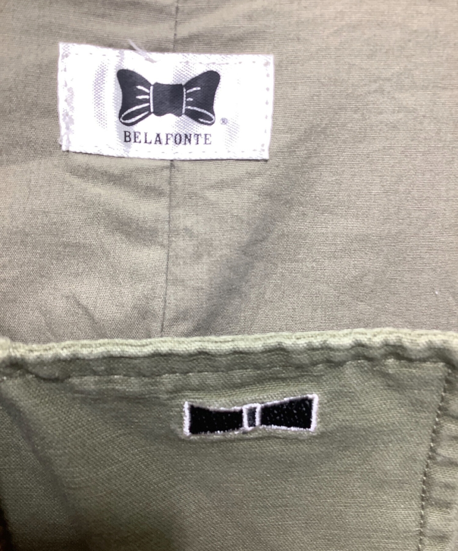 中古・古着通販】BELAFONTE (ベラフォンテ) ミリタリーコート オリーブ