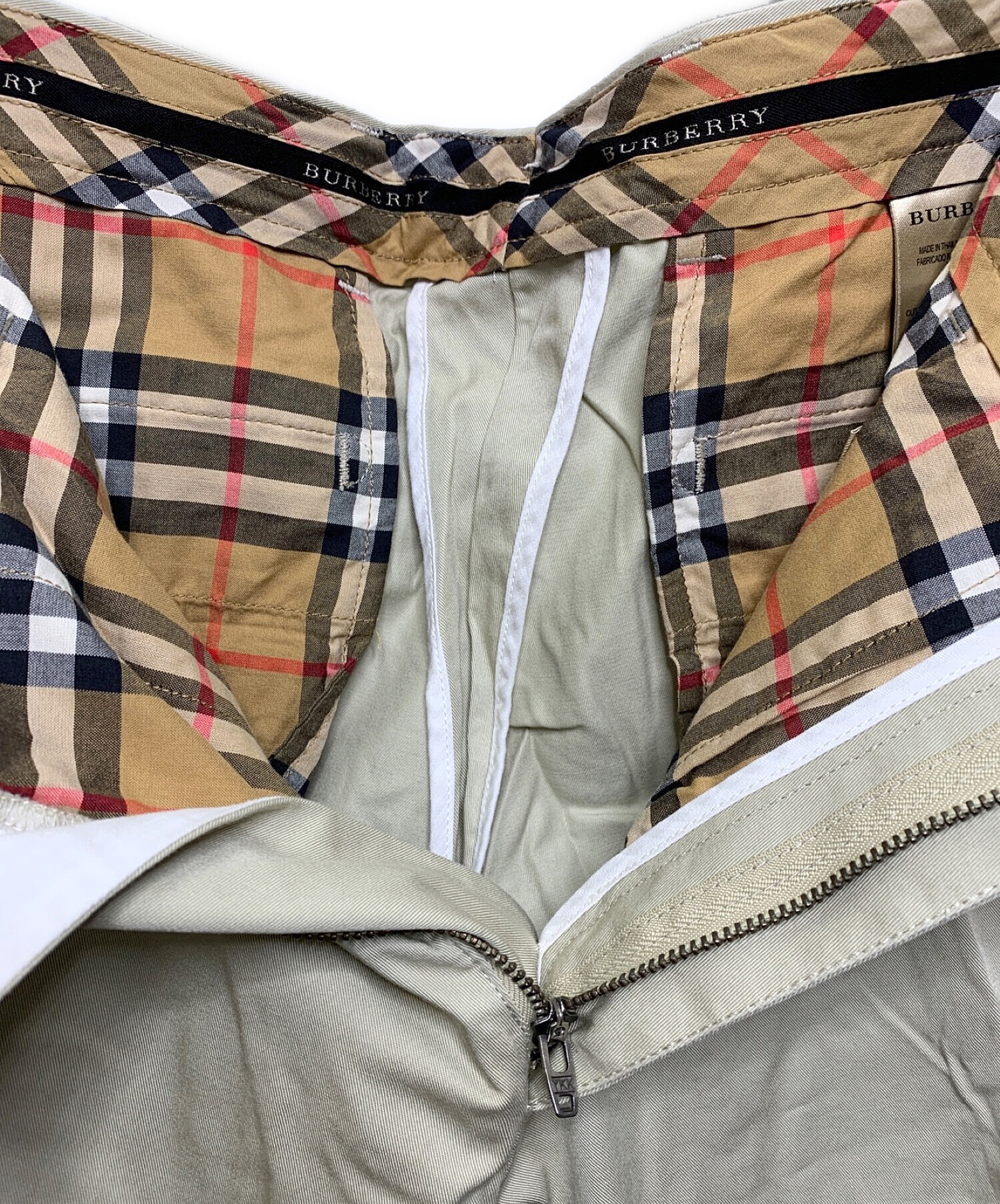 中古・古着通販】BURBERRY (バーバリー) Slim Fit Cotton Chinos ベージュ サイズ:50｜ブランド・古着通販  トレファク公式【TREFAC FASHION】スマホサイト