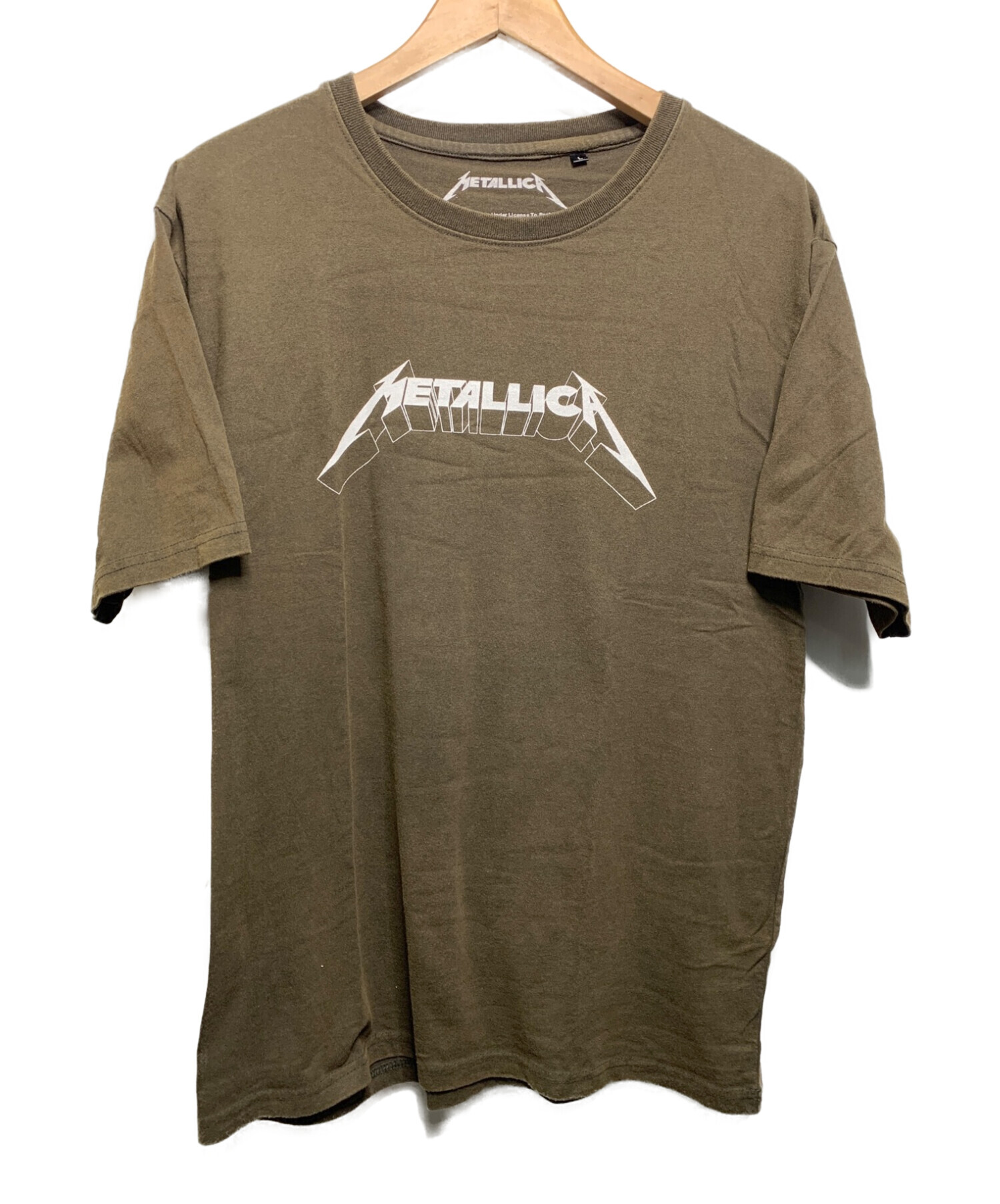 METALLICA (メタリカ) バンドTシャツ ブラウン サイズ:L