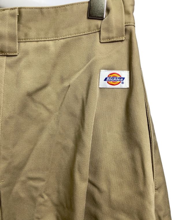 Dickies×LUCA (ディッキーズ×ルカ) ワイドタックパンツ ベージュ サイズ:Ｓ