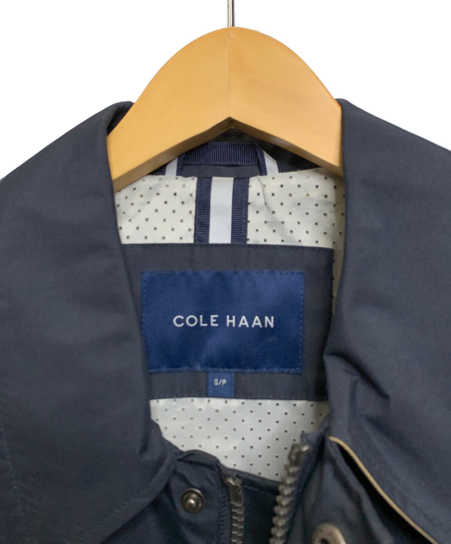 中古・古着通販】COLE HAAN (コールハーン) トレンチコート ネイビー