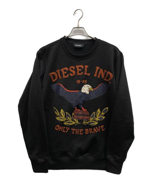 中古・古着通販】DIESEL (ディーゼル) スウェット ブラック サイズ