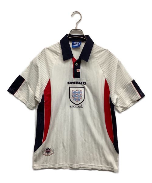 90s umbro england イングランド代表　ユニフォーム　ゲームシャツ