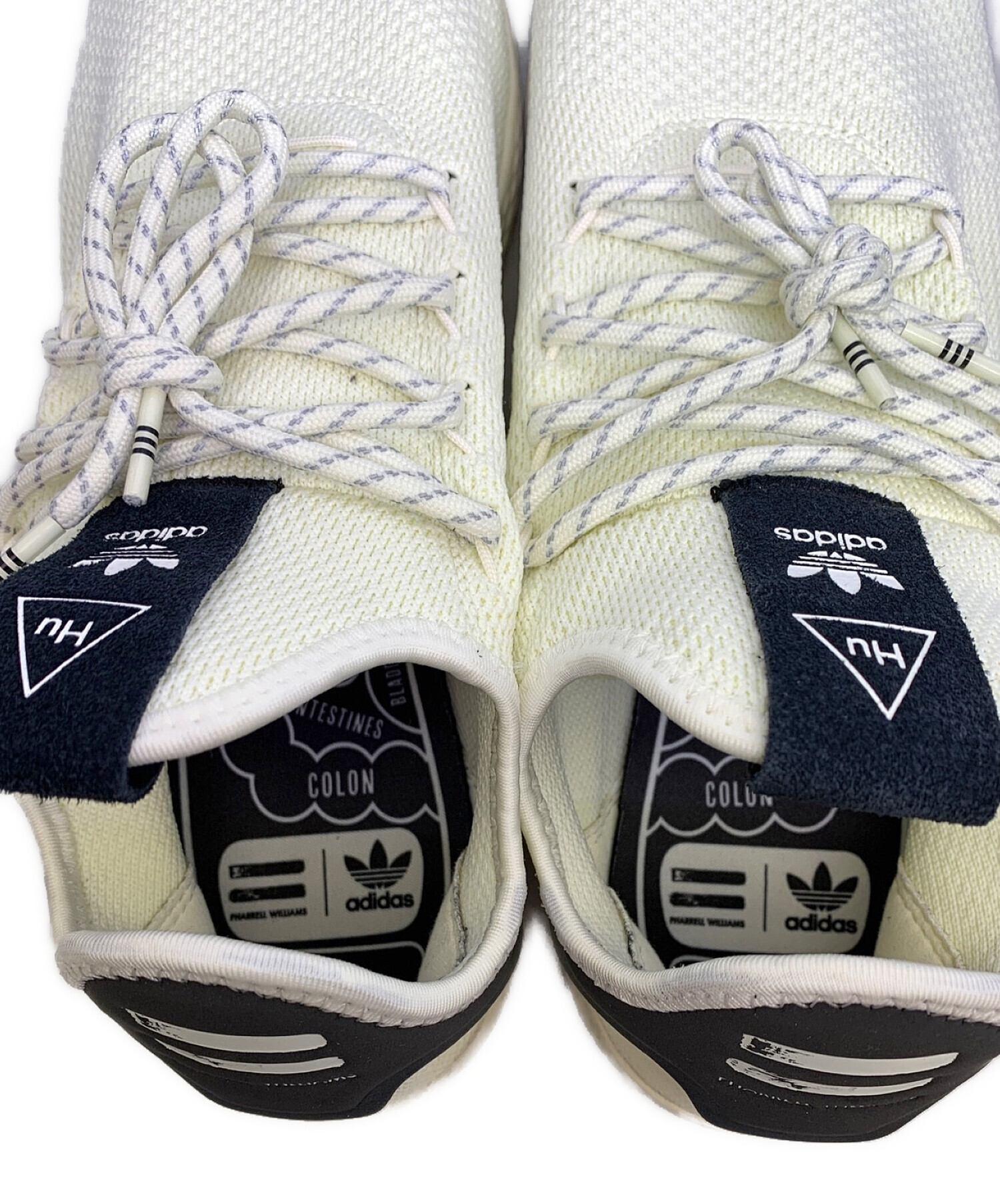 Pharrell Williams x adidas Originals (ファレルウィリアムス アディダス) スニーカー ホワイト サイズ:29