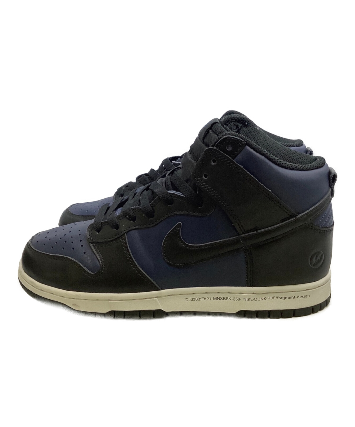 中古・古着通販】NIKE× FRAGMENT DESIGN (ナイキ×フラグメントデザイン) ハイカットスニーカー ブラック×ネイビー  サイズ:26｜ブランド・古着通販 トレファク公式【TREFAC FASHION】スマホサイト