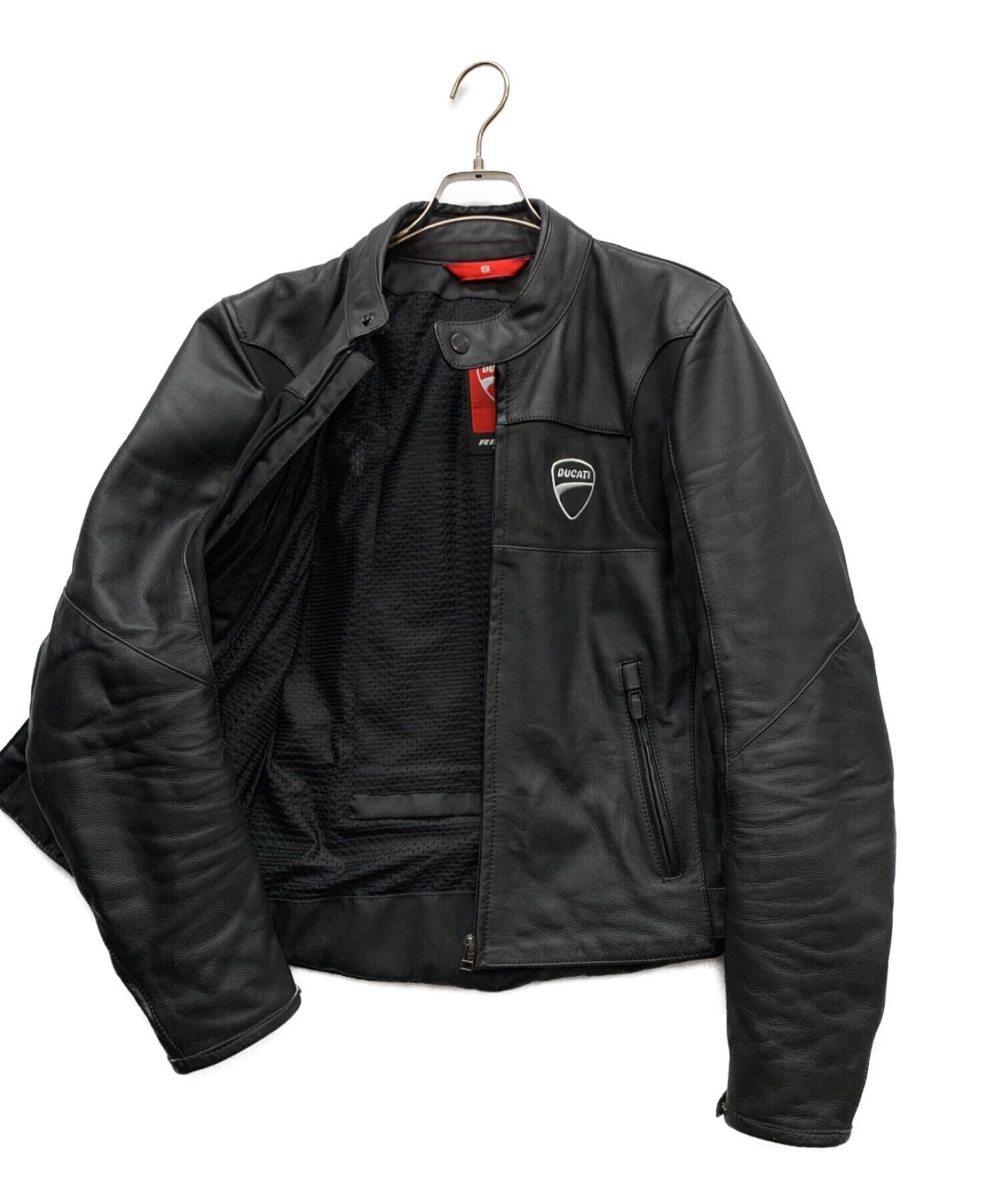 DUCATI (ドゥカティ) ライダースジャケット ブラック サイズ:S