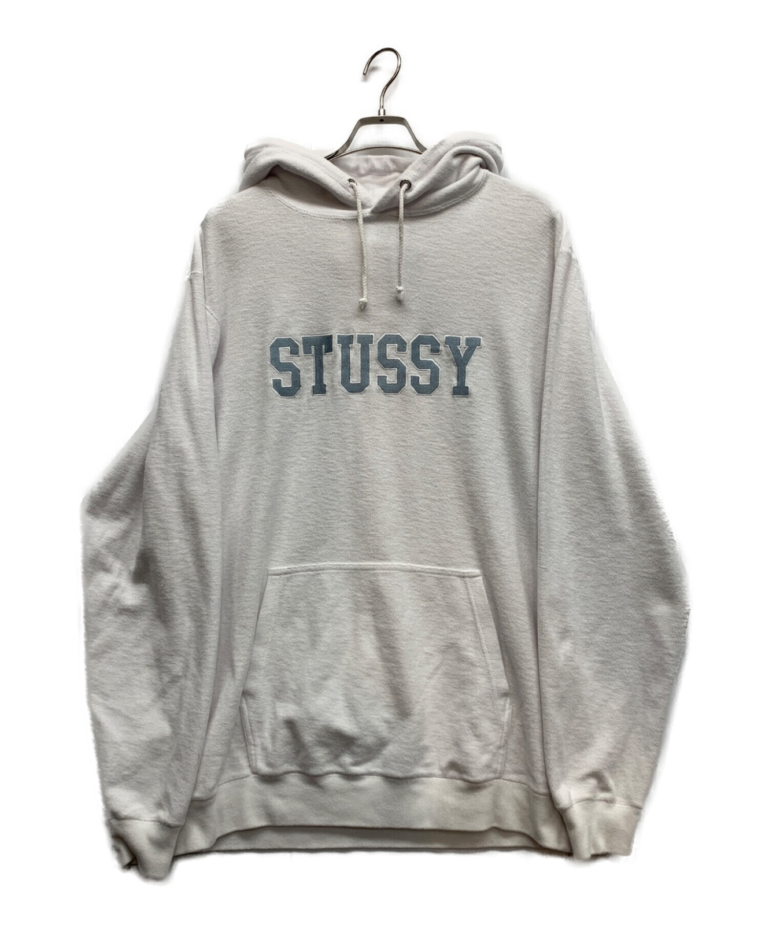 stussy (ステューシー) プルオーバーパーカー ホワイト サイズ:XL