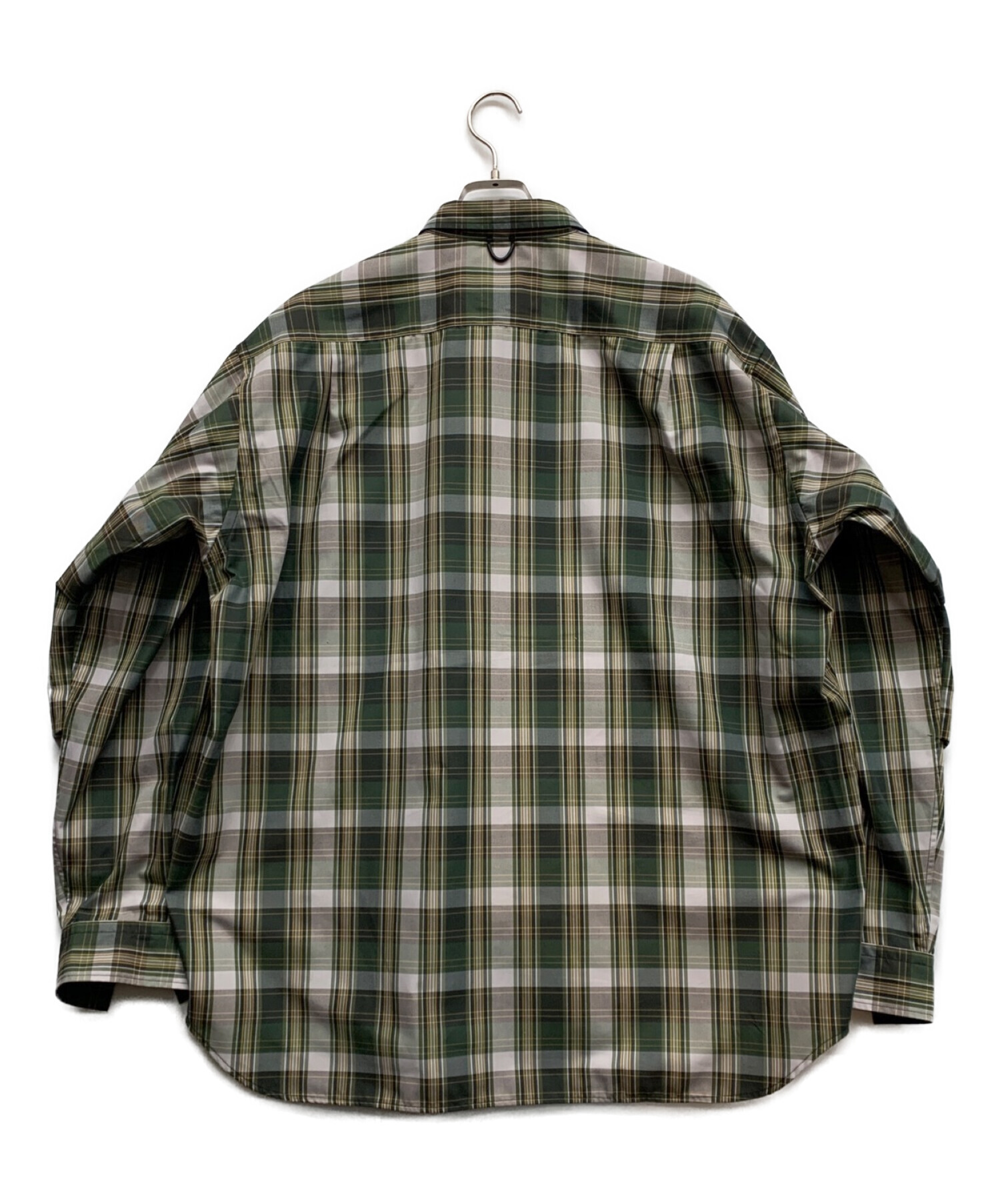 DAIWA PIER39 (ダイワ ピア39) チェックシャツ グリーン×ホワイト サイズ:L