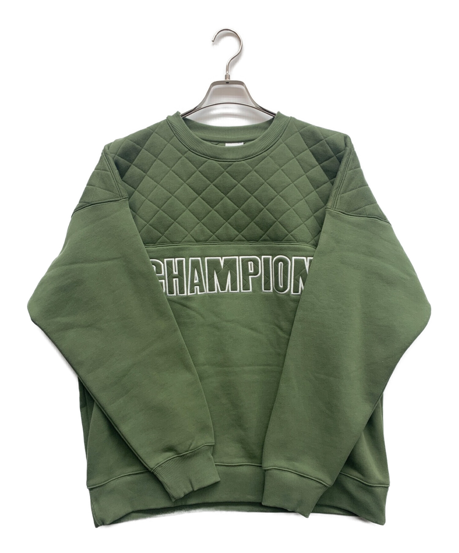 Champion (チャンピオン) スウェット カーキ サイズ:XL