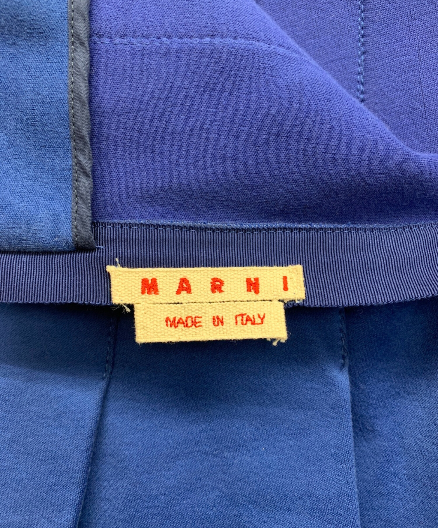 中古・古着通販】MARNI (マルニ) ブラックテクノコットンプリーツ