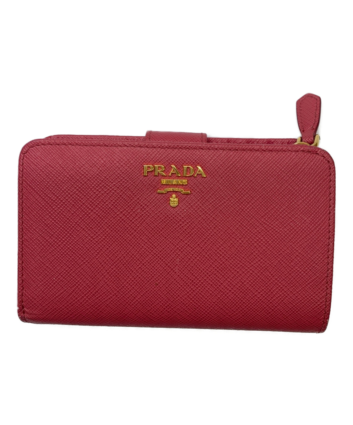 中古・古着通販】PRADA (プラダ) 2つ折り財布 ピンク｜ブランド・古着