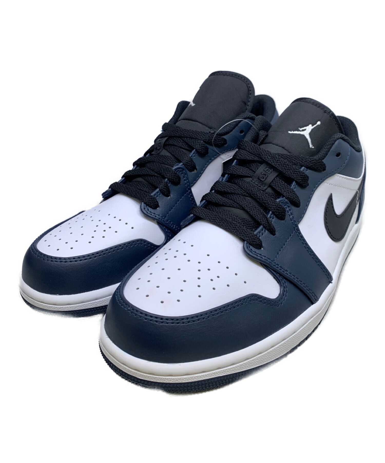 中古・古着通販】NIKE (ナイキ) Air Jordan 1 Low ホワイト×ネイビー