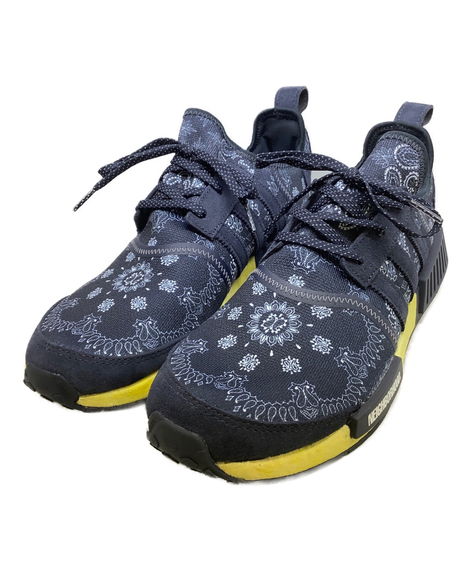 Neighborhood × adidas (ネイバーフッド × アディダス) NMD R1 Neighborhood Paisley Black  ネイビー サイズ:27.5 未使用品