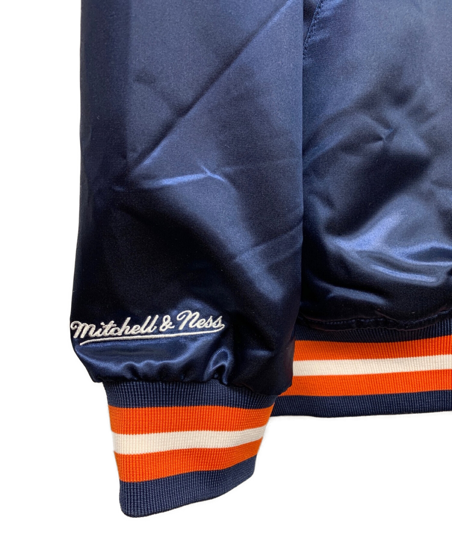 MITCHELL & NESS (ミッチェルアンドネス) スタジャン ネイビー サイズ:M