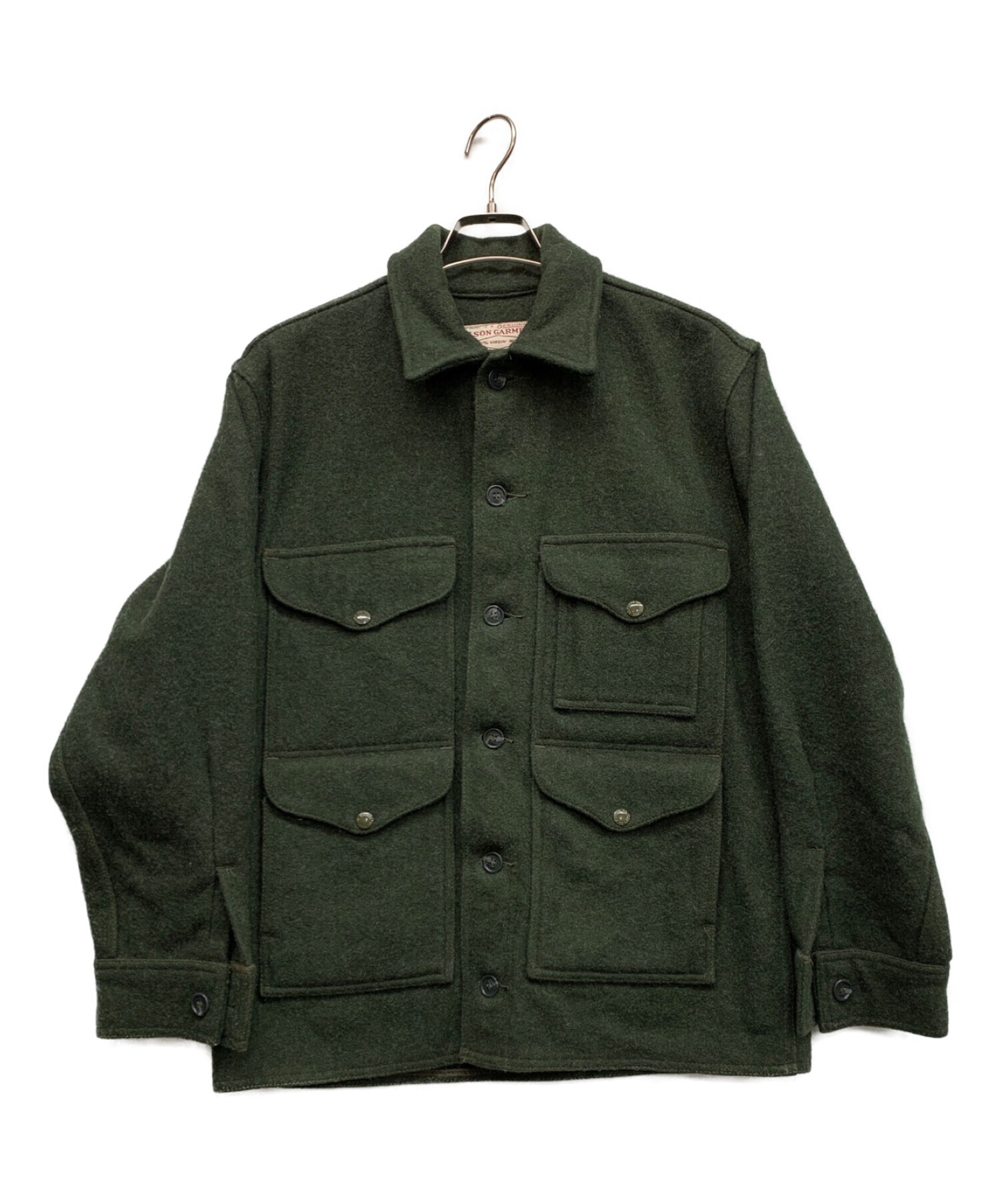 FILSON GARMENT (フィルソンガーメント) ウールシャツ グリーン サイズ:M