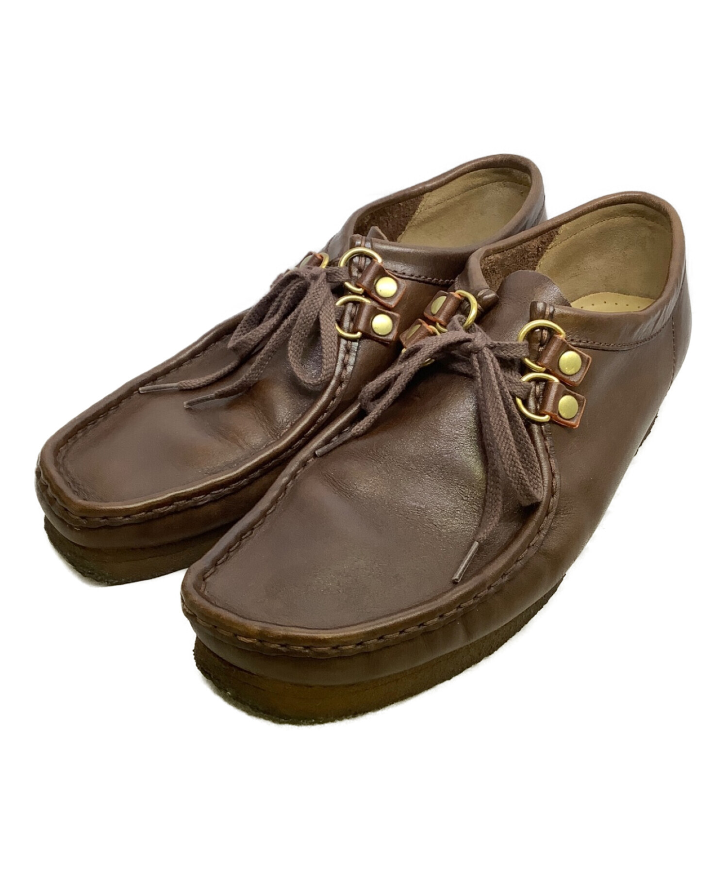 CLARKS (クラークス) ワラビー ブラウン サイズ:UK9 1/2 G