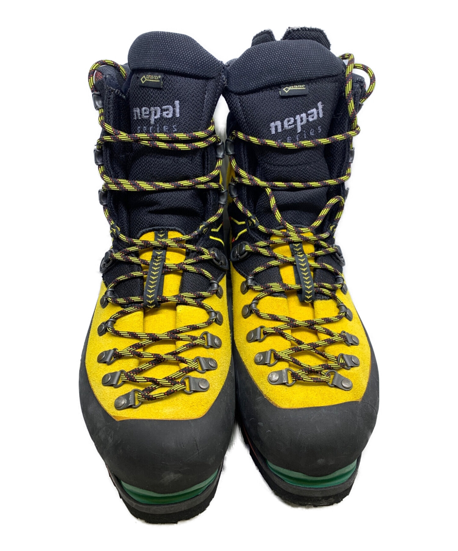 LA SPORTIVA (スポルティバ) マウンテンブーツ ブラック×イエロー サイズ:ＵＫ9　1/2