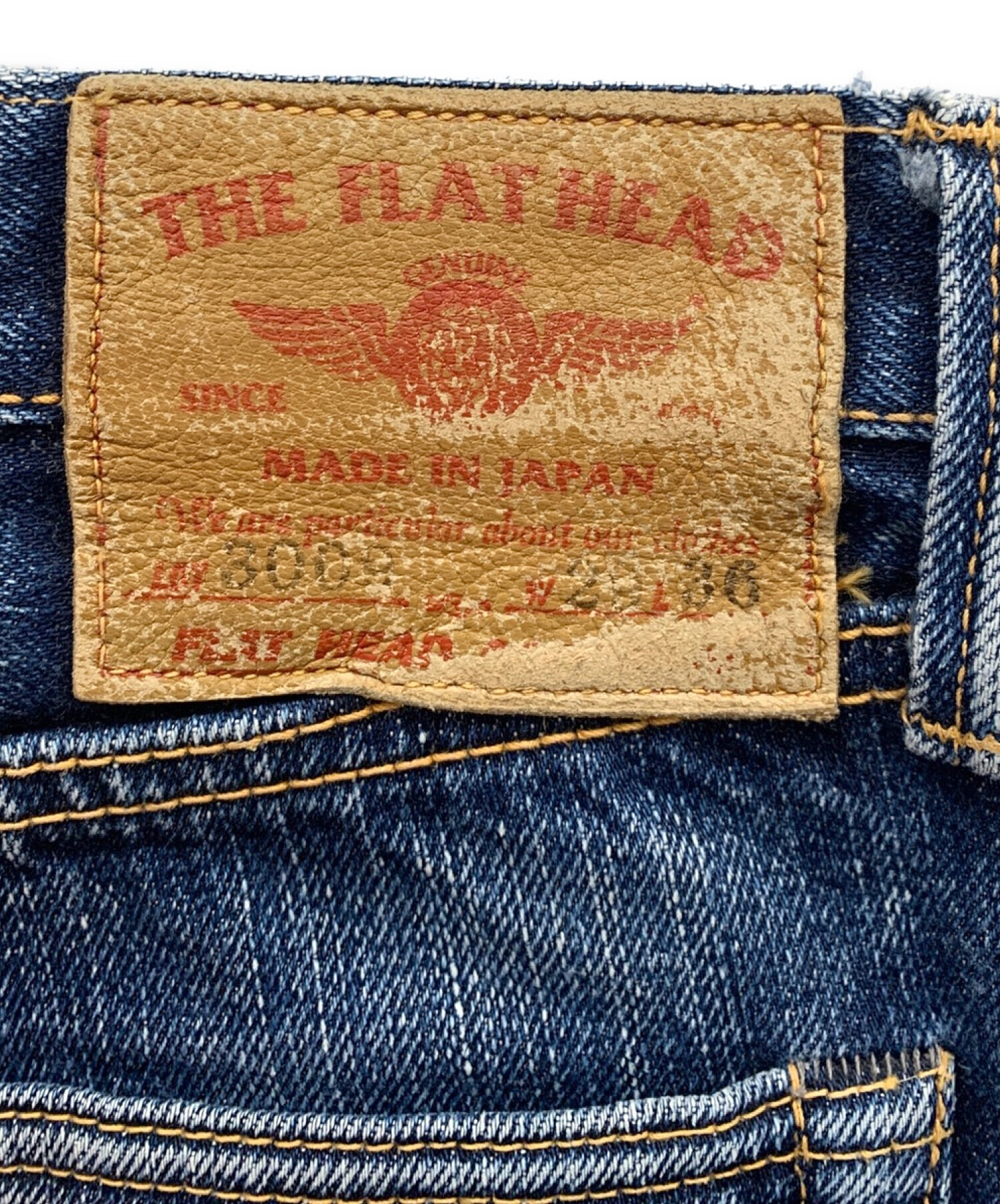 中古・古着通販】FLAT HEAD (フラット ヘッド) デニムパンツ