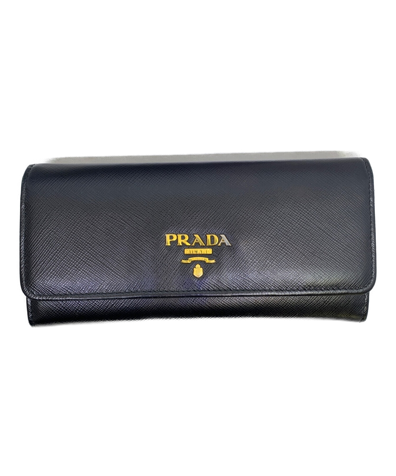 中古・古着通販】PRADA (プラダ) 長財布 ブラック｜ブランド・古着通販