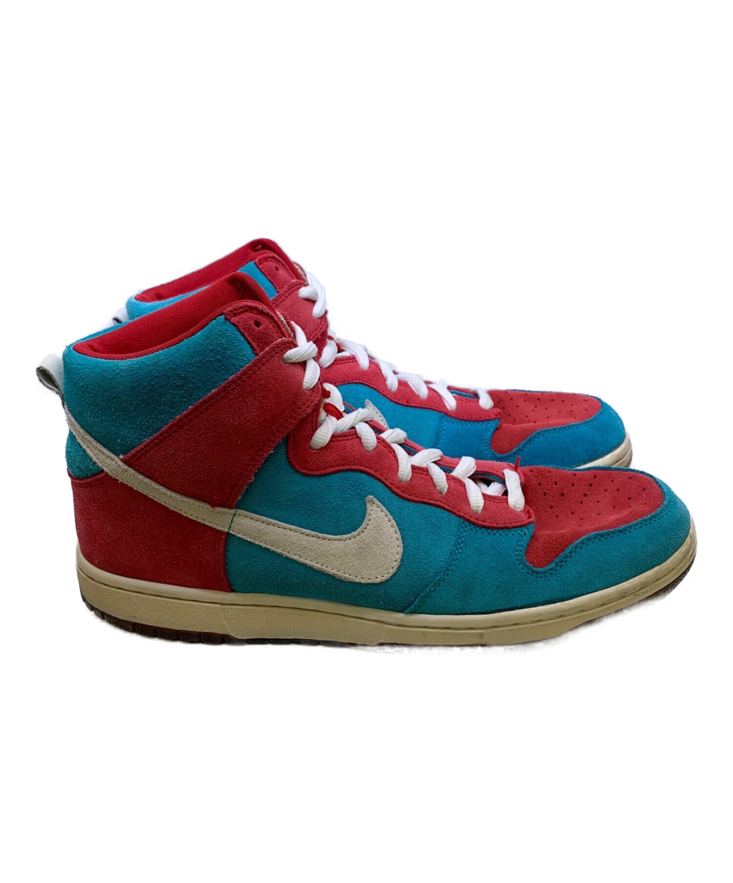 NIKE (ナイキ) DUNK HIGH PREMIUM SB bloody gums スカイブルー×レッド サイズ:29