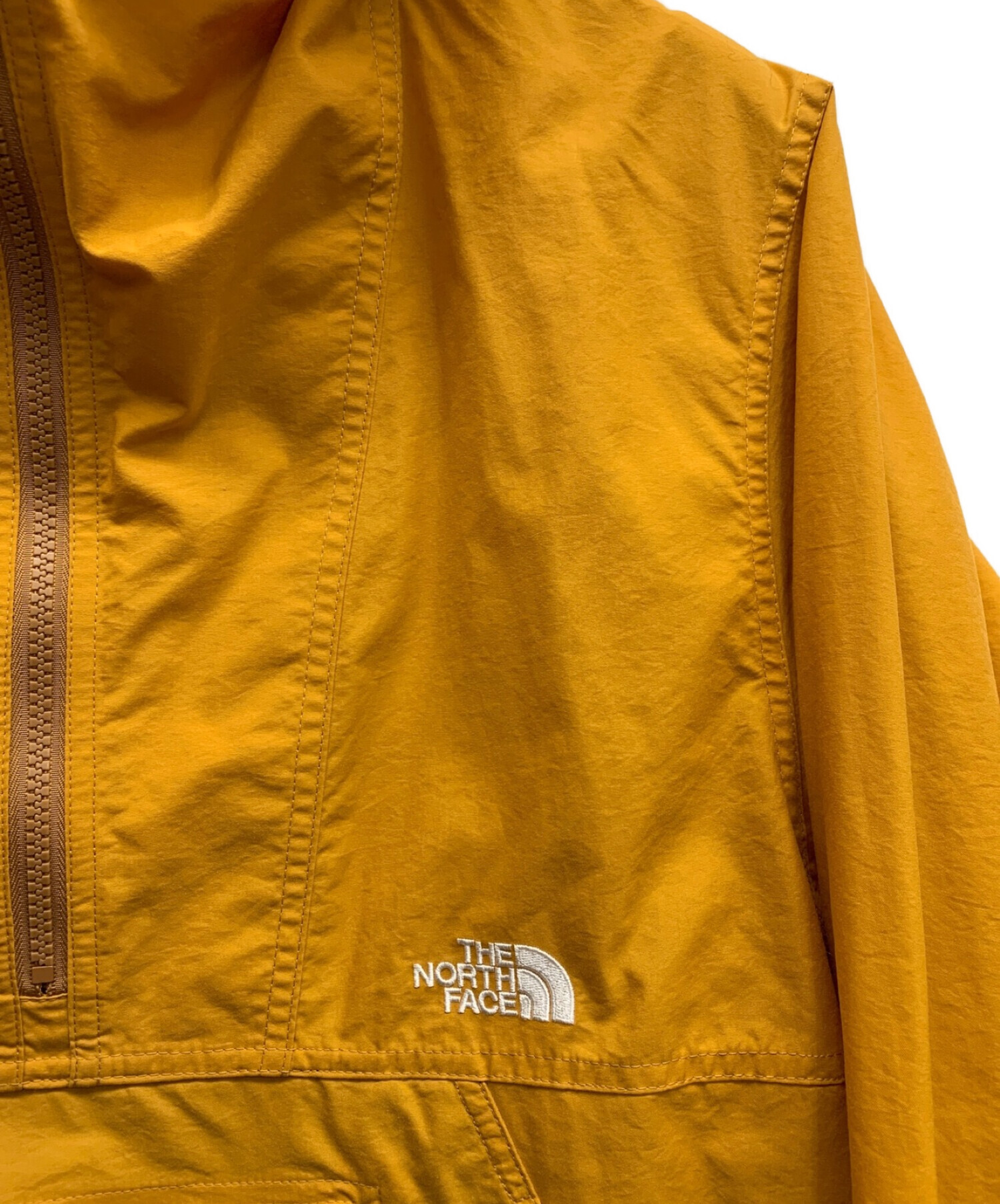 THE NORTH FACE (ザ ノース フェイス) コンパクトアノラック オレンジ サイズ:S