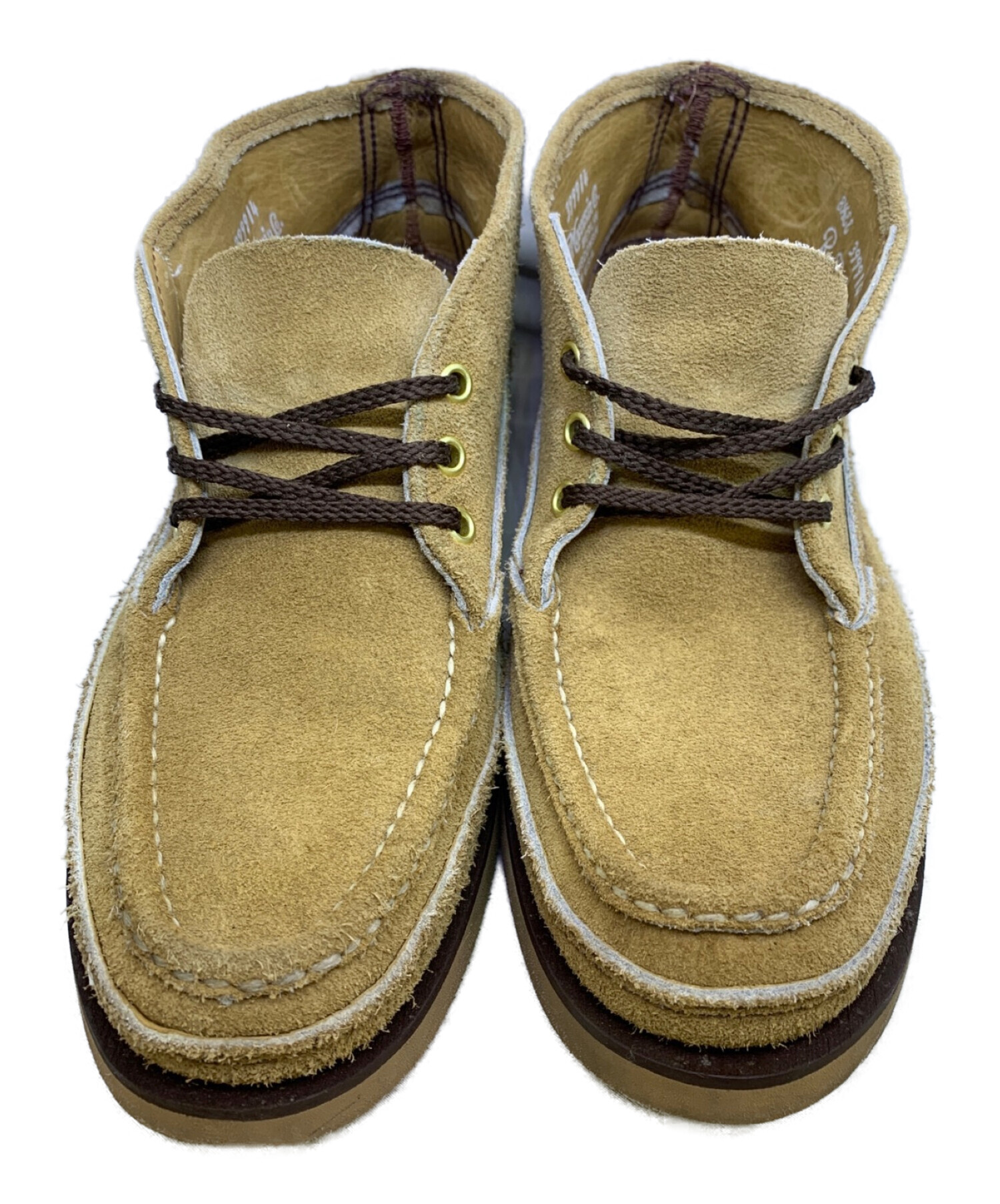 RUSSELL MOCCASIN (ラッセルモカシン) モカシンシューズ ベージュ サイズ:8 1/2